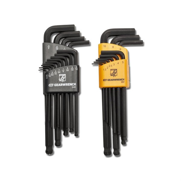 Gearwrench 22PC SAEMET MAG END BALL END HEX KEY KDT83526
